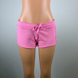 Pink Y2K Athletic Drawstring Shorts